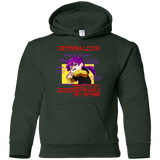Sweatshirts Forest Green / YS Idiot phobia Youth Hoodie