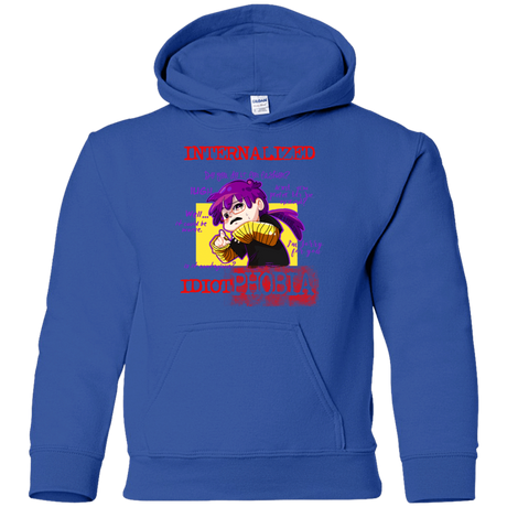 Sweatshirts Royal / YS Idiot phobia Youth Hoodie