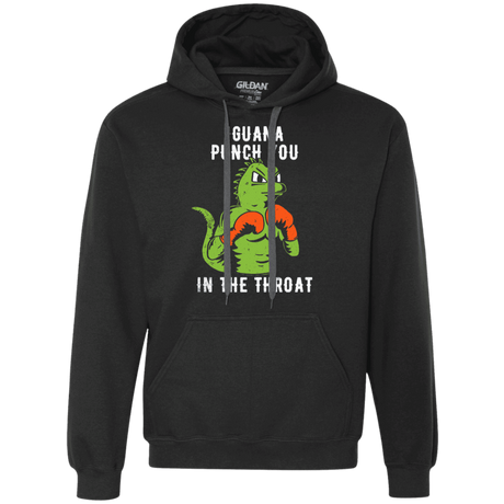 Sweatshirts Black / S Iguana Punch You Premium Fleece Hoodie