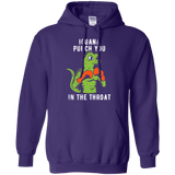 Sweatshirts Purple / S Iguana Punch You Pullover Hoodie