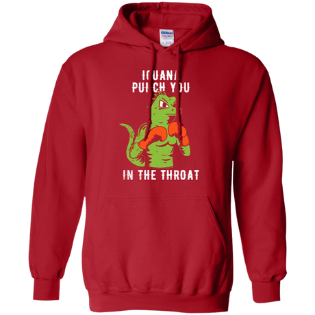 Sweatshirts Red / S Iguana Punch You Pullover Hoodie