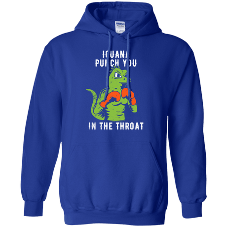 Sweatshirts Royal / S Iguana Punch You Pullover Hoodie