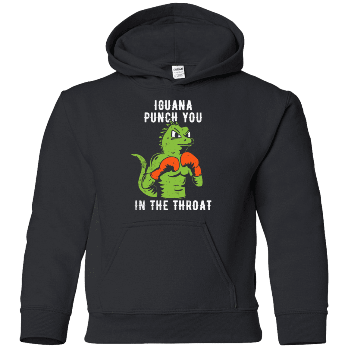 Sweatshirts Black / YS Iguana Punch You Youth Hoodie