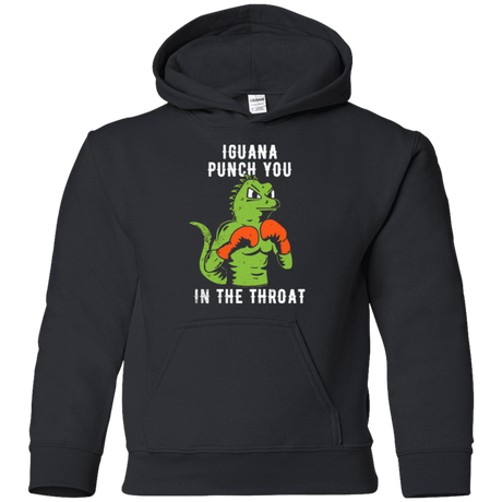 Sweatshirts Black / YS Iguana Punch You Youth Hoodie