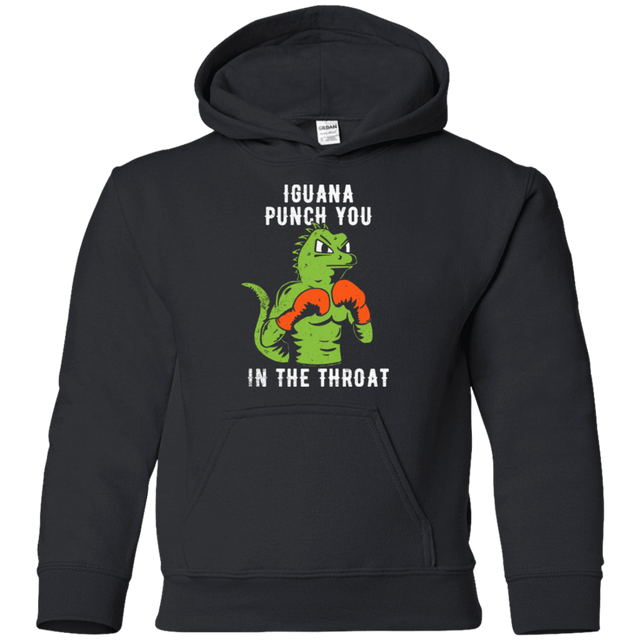 Sweatshirts Black / YS Iguana Punch You Youth Hoodie