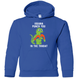 Sweatshirts Royal / YS Iguana Punch You Youth Hoodie