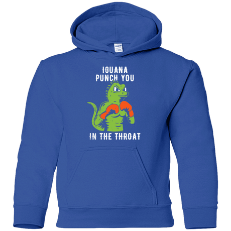 Sweatshirts Royal / YS Iguana Punch You Youth Hoodie