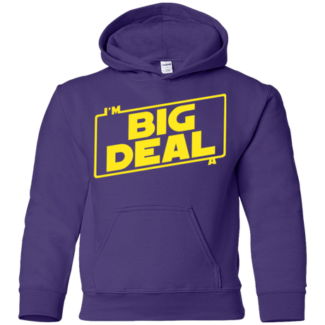 Sweatshirts Purple / YS Im a Big Deal Youth Hoodie