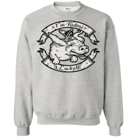 Sweatshirts Ash / Small IM FEELING LUCKY Crewneck Sweatshirt