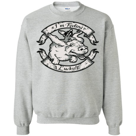 Sweatshirts Sport Grey / Small IM FEELING LUCKY Crewneck Sweatshirt