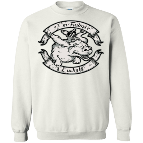 Sweatshirts White / Small IM FEELING LUCKY Crewneck Sweatshirt