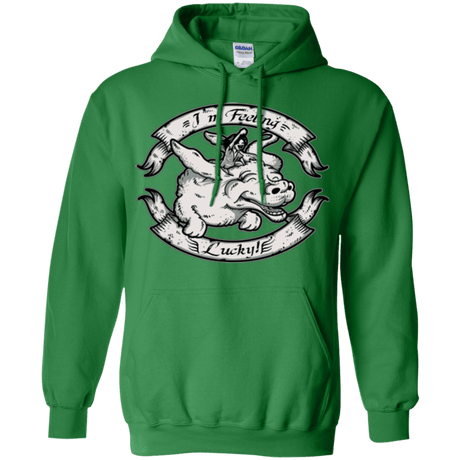 Sweatshirts Irish Green / Small IM FEELING LUCKY Pullover Hoodie