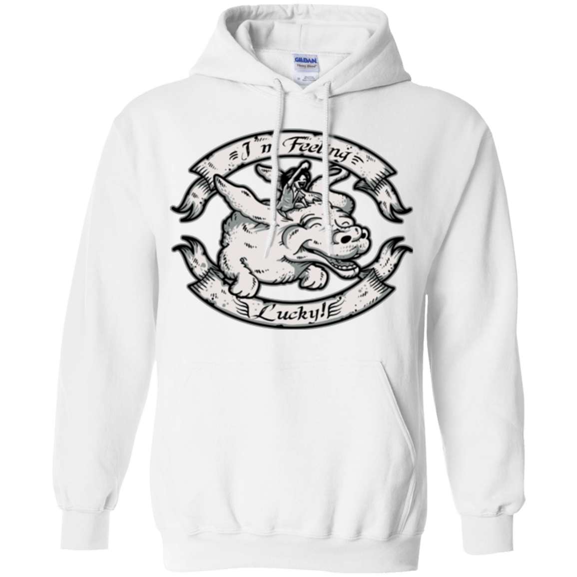 Sweatshirts White / Small IM FEELING LUCKY Pullover Hoodie