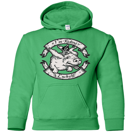Sweatshirts Irish Green / YS IM FEELING LUCKY Youth Hoodie