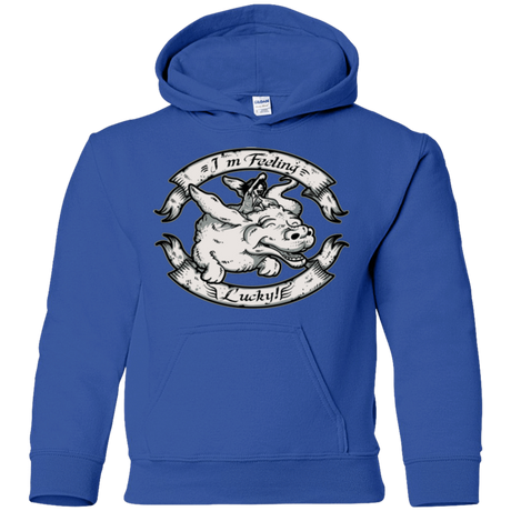 Sweatshirts Royal / YS IM FEELING LUCKY Youth Hoodie