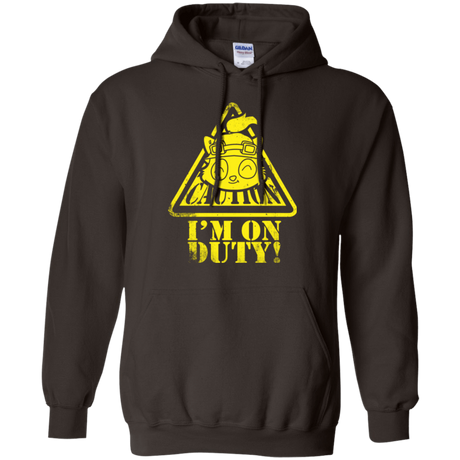 Sweatshirts Dark Chocolate / Small Im on duty Pullover Hoodie