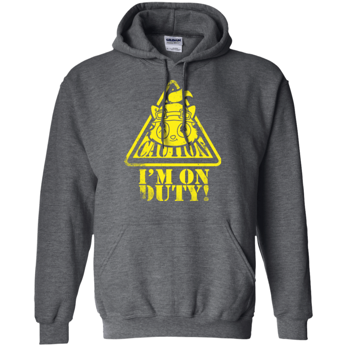 Sweatshirts Dark Heather / Small Im on duty Pullover Hoodie