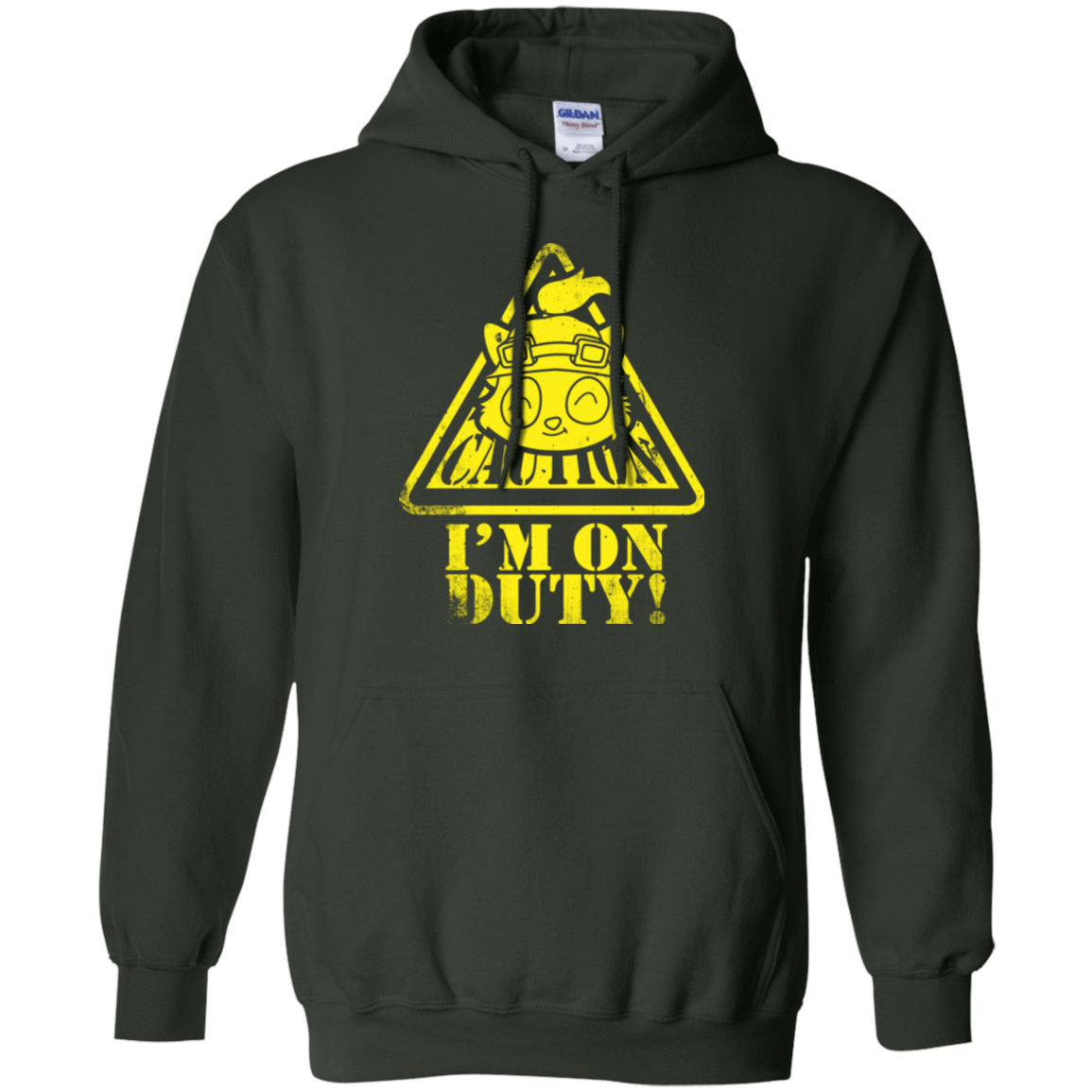 Sweatshirts Forest Green / Small Im on duty Pullover Hoodie