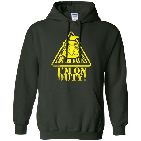Sweatshirts Forest Green / Small Im on duty Pullover Hoodie