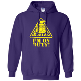 Sweatshirts Purple / Small Im on duty Pullover Hoodie