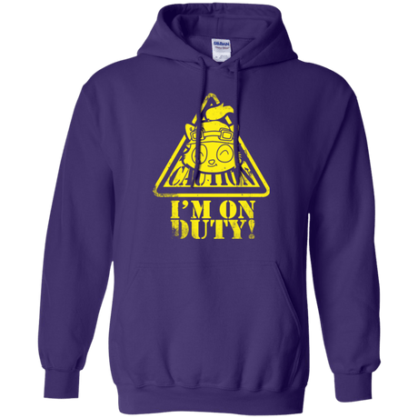 Sweatshirts Purple / Small Im on duty Pullover Hoodie