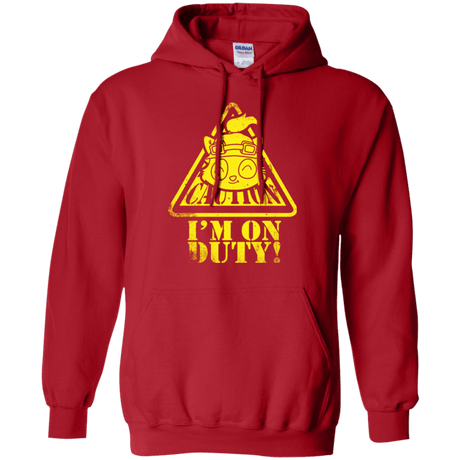 Sweatshirts Red / Small Im on duty Pullover Hoodie