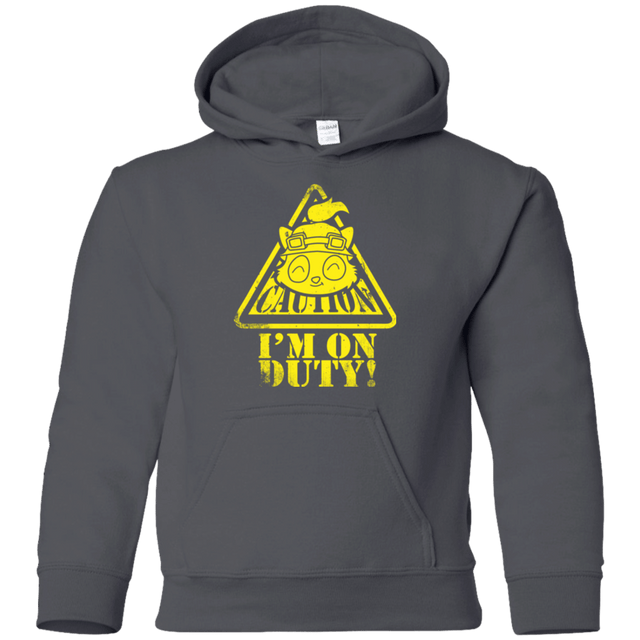 Sweatshirts Charcoal / YS Im on duty Youth Hoodie