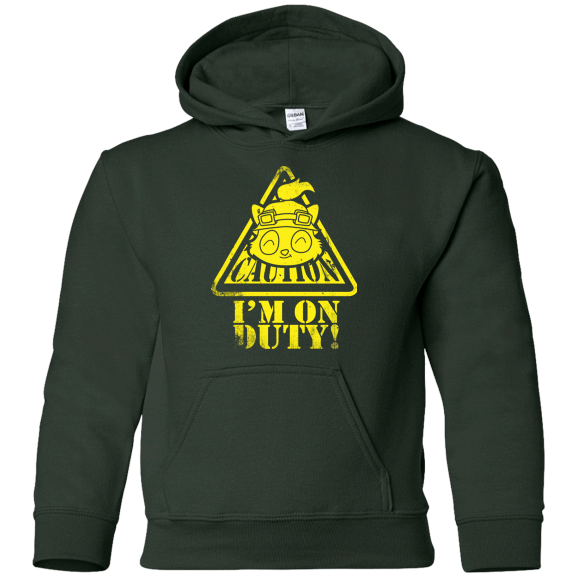 Sweatshirts Forest Green / YS Im on duty Youth Hoodie