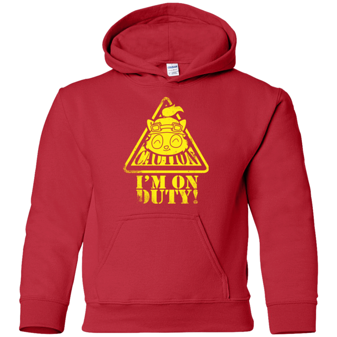 Sweatshirts Red / YS Im on duty Youth Hoodie