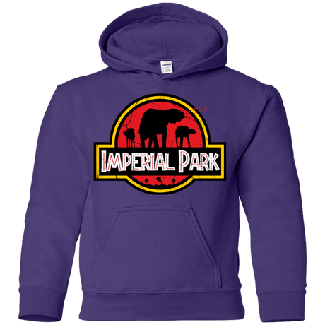 Sweatshirts Purple / YS Imperial Park Youth Hoodie