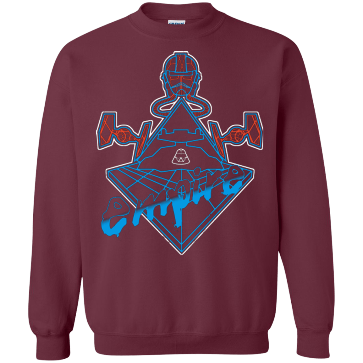 Sweatshirts Maroon / Small Imperial Punk Crewneck Sweatshirt
