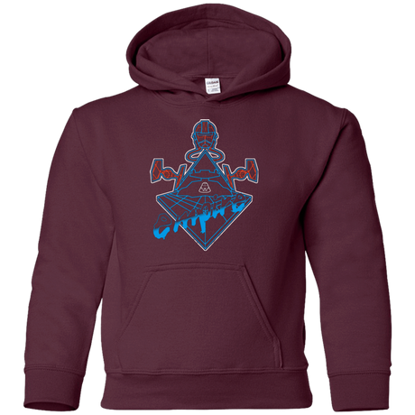 Sweatshirts Maroon / YS Imperial Punk Youth Hoodie