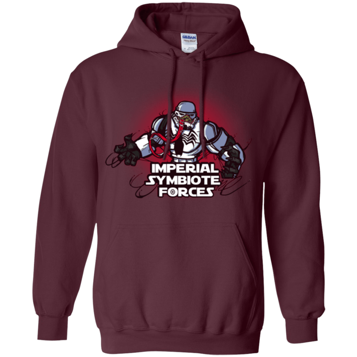 Sweatshirts Maroon / S Imperial Symbiote Forces Pullover Hoodie
