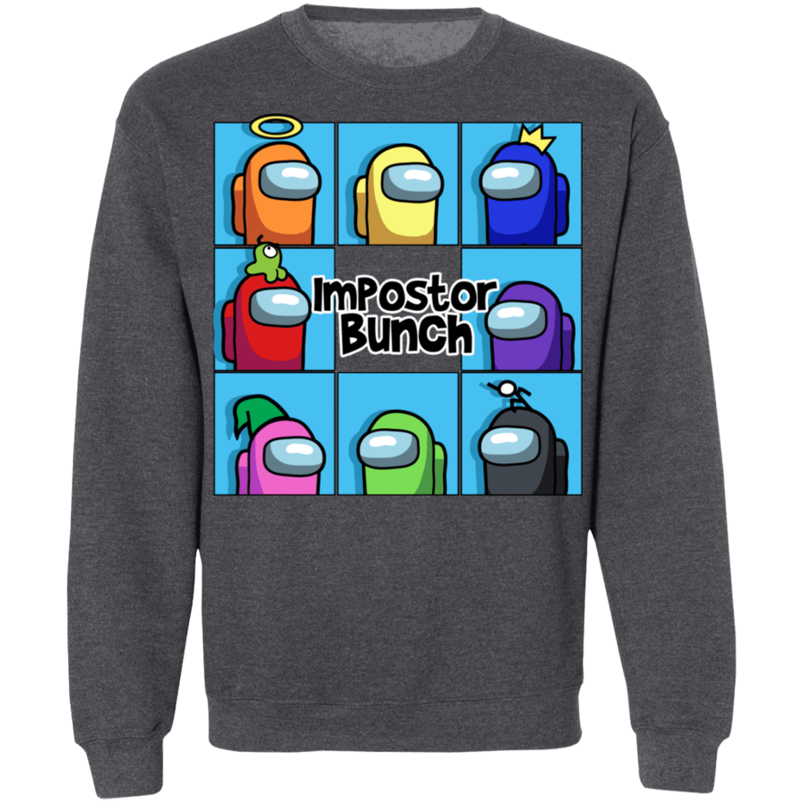 Sweatshirts Dark Heather / S Imposter Bunch Crewneck Sweatshirt