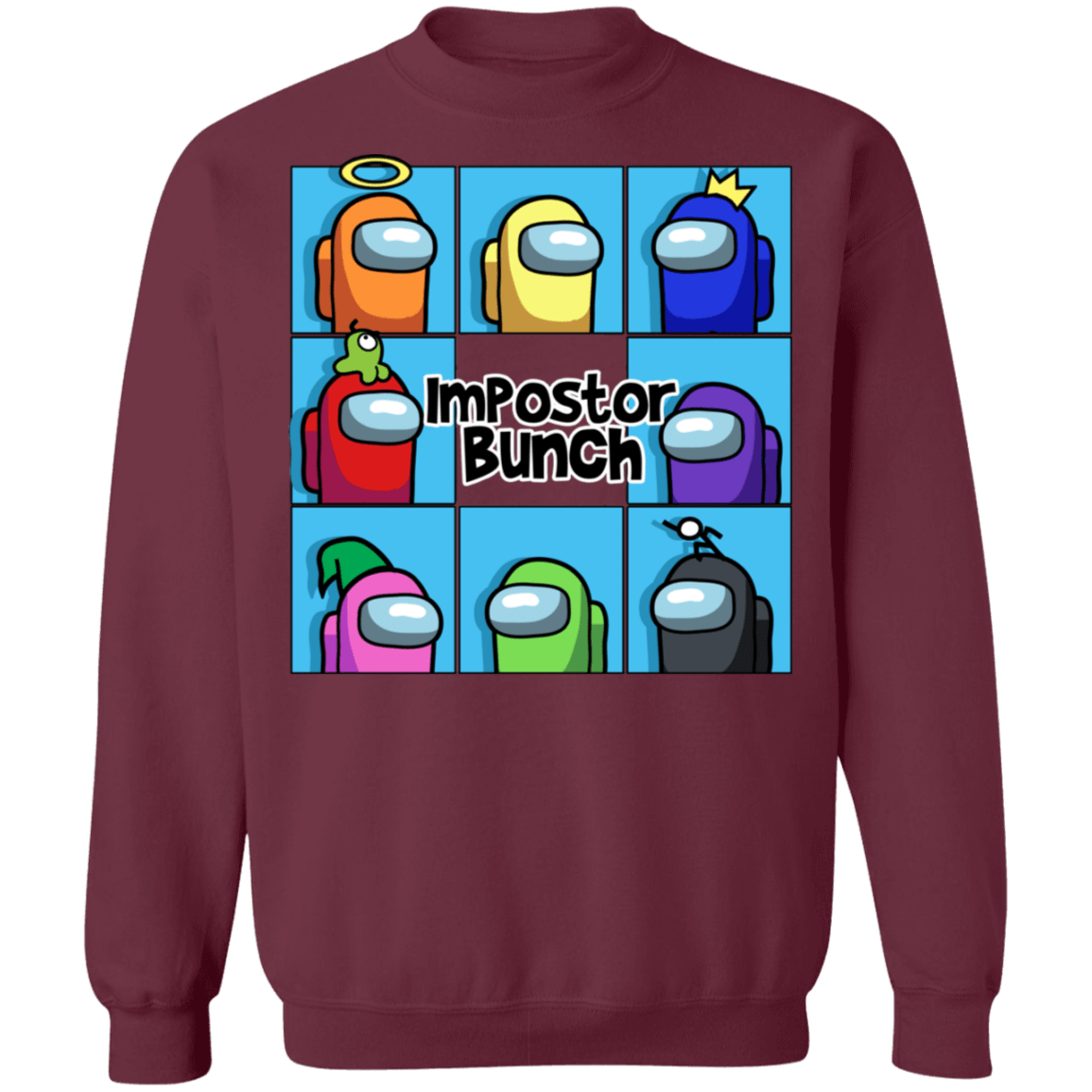 Sweatshirts Maroon / S Imposter Bunch Crewneck Sweatshirt