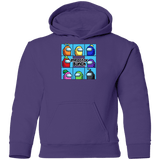 Sweatshirts Purple / YS Imposter Bunch Youth Hoodie