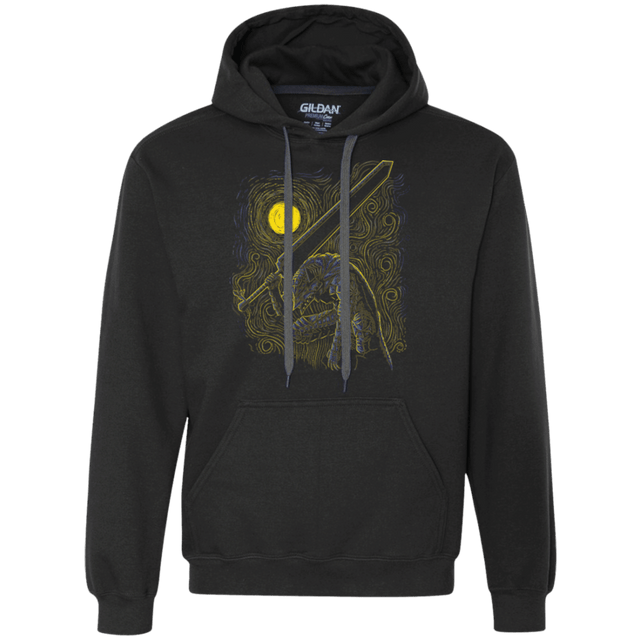 Sweatshirts Black / Small Impressionist Swordman Premium Fleece Hoodie