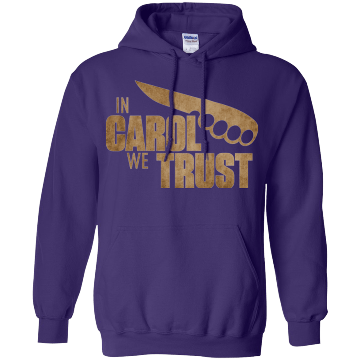 Sweatshirts Purple / Small In Carol We Trust Pullover Hoodie