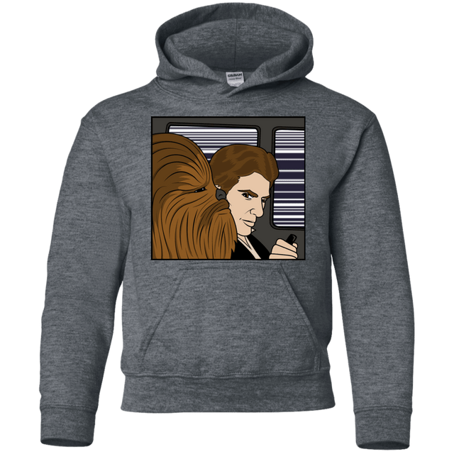 Sweatshirts Dark Heather / YS In the Falcon! Youth Hoodie