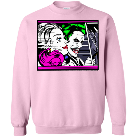 Sweatshirts Light Pink / Small In The Jokecar Crewneck Sweatshirt