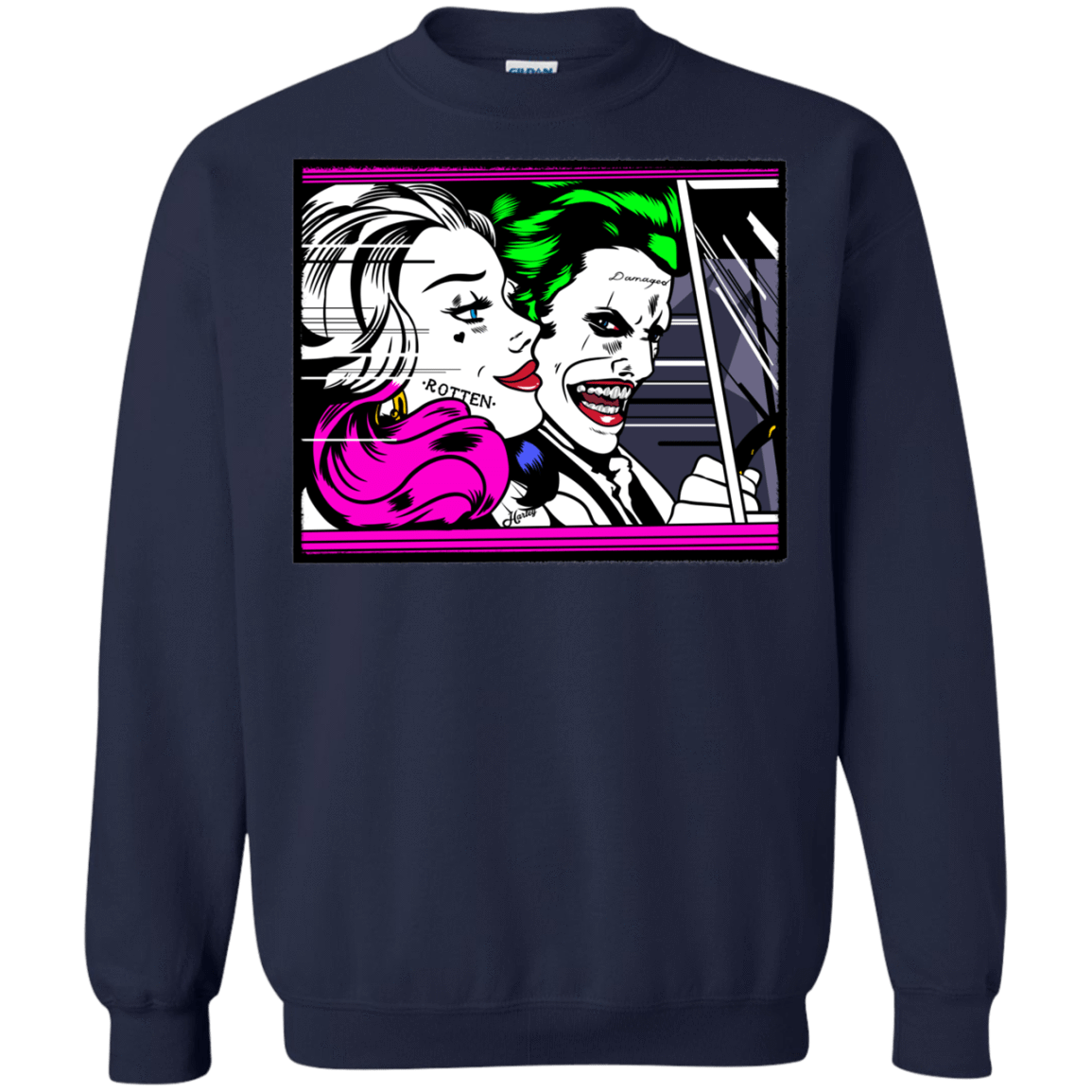 Sweatshirts Navy / Small In The Jokecar Crewneck Sweatshirt