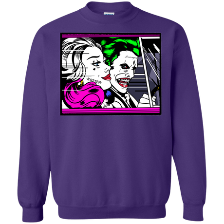 Sweatshirts Purple / Small In The Jokecar Crewneck Sweatshirt