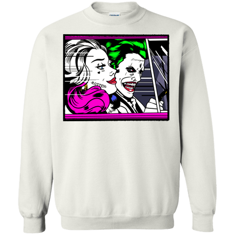 Sweatshirts White / Small In The Jokecar Crewneck Sweatshirt