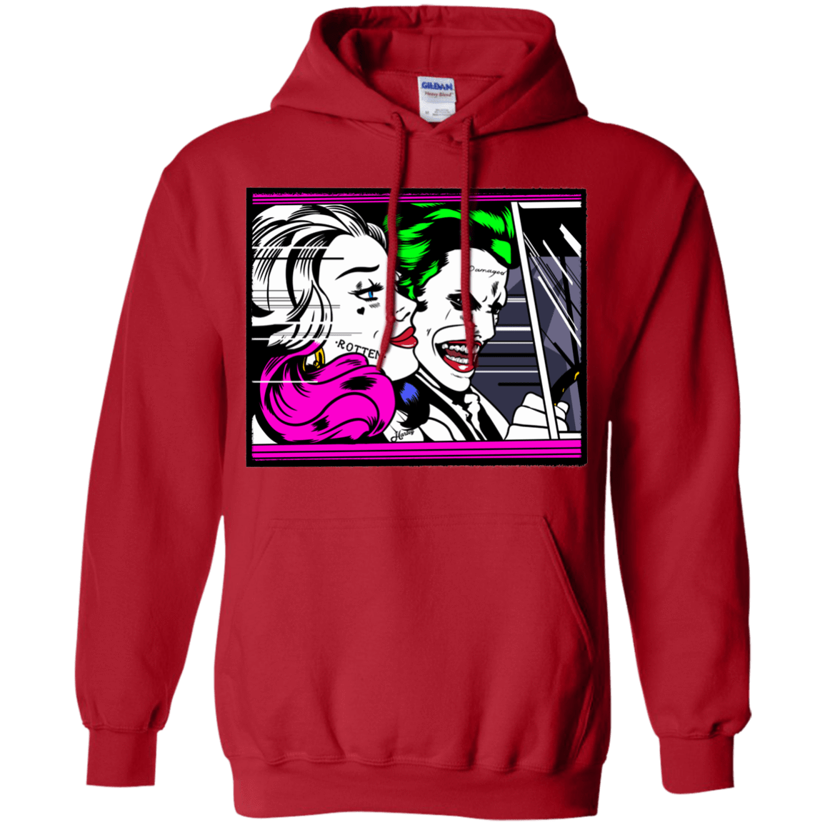 Sweatshirts Red / Small In The Jokecar Pullover Hoodie