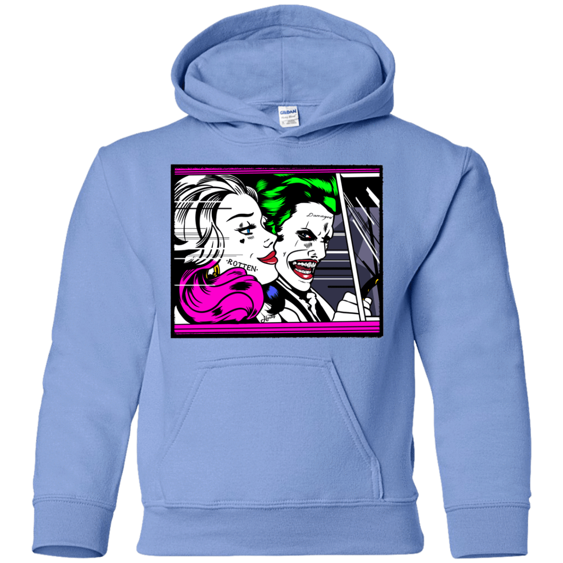 Sweatshirts Carolina Blue / YS In The Jokecar Youth Hoodie