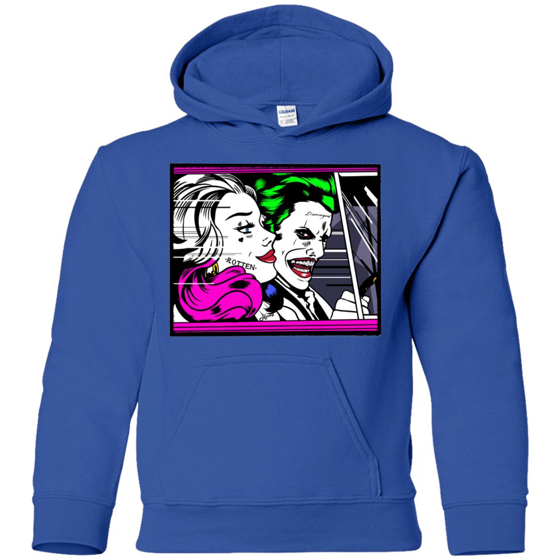 Sweatshirts Royal / YS In The Jokecar Youth Hoodie