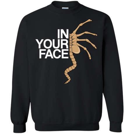 Sweatshirts Black / Small IN YOUR FACE Crewneck Sweatshirt