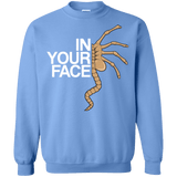 Sweatshirts Carolina Blue / Small IN YOUR FACE Crewneck Sweatshirt