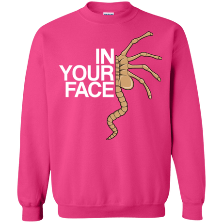 Sweatshirts Heliconia / Small IN YOUR FACE Crewneck Sweatshirt
