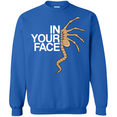 IN YOUR FACE Crewneck Sweatshirt